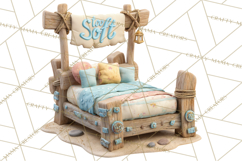 Fairy Tale Storybook Bears Cottage Clipart PNG Product Image 3