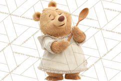 Fairy Tale Storybook Bears Cottage Clipart PNG Product Image 4