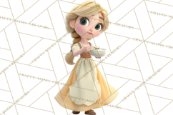 Fairy Tale Storybook Bears Cottage Clipart PNG Product Image 5