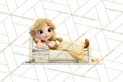 Fairy Tale Storybook Bears Cottage Clipart PNG Product Image 2