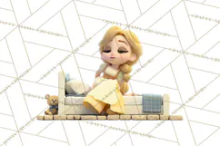 Fairy Tale Storybook Bears Cottage Clipart PNG Product Image 3