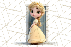 Fairy Tale Storybook Bears Cottage Clipart PNG Product Image 4