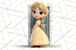 Fairy Tale Storybook Bears Cottage Clipart PNG Product Image 4