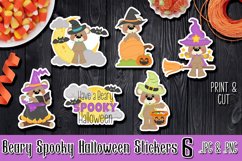 Halloween Stickers | Beary Spooky Printable Stickers Product Image 1
