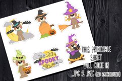 Halloween Stickers | Beary Spooky Printable Stickers Product Image 2