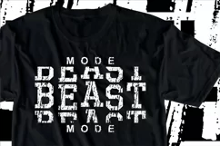 Beast Mode SVG, Fitness SVG, GYM SVG, Workout T shirt Design Product Image 1