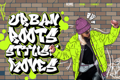 Beat Mark | Wild Decorative Graffiti Webfont for Urban Ideas Product Image 5