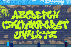Beat Mark | Wild Decorative Graffiti Webfont for Urban Ideas Product Image 7