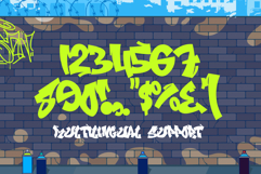 Beat Mark | Wild Decorative Graffiti Webfont for Urban Ideas Product Image 8