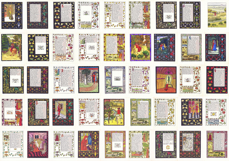 45 Illuminated Belgian Fantasy Manuscript Pages from 1901 Product Image 2