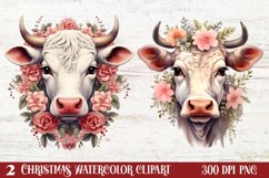 Beautiful Christmas Cow Clipart, Christmas Cow Clipart, Christmas Cow Clipart Bundle, Christmas Cow Watercolor, Watercolor Christmas Cow, Christmas Cow Sublimation, Christmas Cow, Christmas Cow Clip Art, Christmas Cow Sublimation Designs, Christmas Cow Su