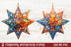 Beautiful Christmas Set Clipart, Beautiful Christmas Clipart Product Image 1