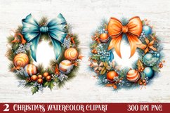 Beautiful Christmas Set Clipart, Beautiful Christmas Clipart Product Image 1