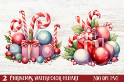 Beautiful Christmas Set Clipart, Beautiful Christmas Clipart Product Image 1