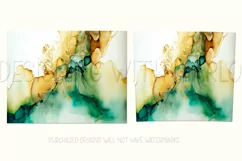 Abstract Watercolor Tumbler, Colorful Watercolor Sublimation Product Image 2