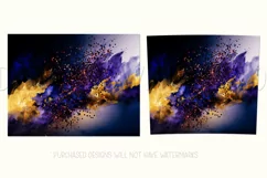 Abstract Watercolor Tumbler, Colorful Watercolor Sublimation Product Image 2