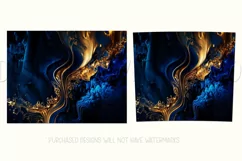 Abstract Watercolor Tumbler, Colorful Watercolor Sublimation Product Image 2