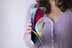 Abstract Watercolor Tumbler, Colorful Watercolor Sublimation Product Image 3