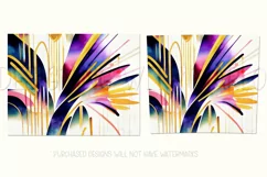 Abstract Watercolor Tumbler, Colorful Watercolor Sublimation Product Image 2