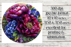 Floral Wind Spinner, Flowers Wind Spinner Sublimation, w1 Product Image 3