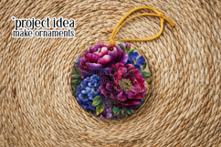 Floral Wind Spinner, Flowers Wind Spinner Sublimation, w1 Product Image 5