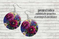 Floral Wind Spinner, Flowers Wind Spinner Sublimation, w11 Product Image 7