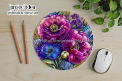 Floral Wind Spinner, Flowers Wind Spinner Sublimation, w2 Product Image 4