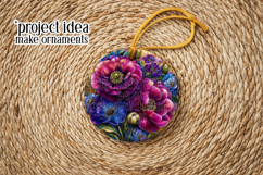 Floral Wind Spinner, Flowers Wind Spinner Sublimation, w2 Product Image 5