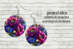 Floral Wind Spinner, Flowers Wind Spinner Sublimation, w2 Product Image 7