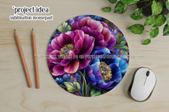 Floral Wind Spinner, Flowers Wind Spinner Sublimation, w3 Product Image 4