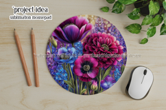 Floral Wind Spinner, Flowers Wind Spinner Sublimation, w4 Product Image 4