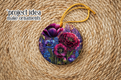 Floral Wind Spinner, Flowers Wind Spinner Sublimation, w4 Product Image 5