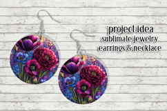 Floral Wind Spinner, Flowers Wind Spinner Sublimation, w4 Product Image 7