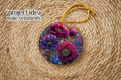 Floral Wind Spinner, Flowers Wind Spinner Sublimation, w5 Product Image 5