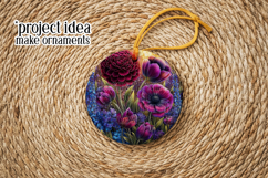 Floral Wind Spinner, Flowers Wind Spinner Sublimation, w6 Product Image 5