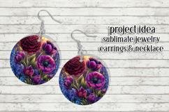 Floral Wind Spinner, Flowers Wind Spinner Sublimation, w6 Product Image 7