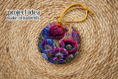 Floral Wind Spinner, Flowers Wind Spinner Sublimation, w7 Product Image 5