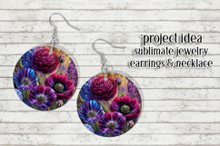 Floral Wind Spinner, Flowers Wind Spinner Sublimation, w7 Product Image 7