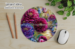 Floral Wind Spinner, Flowers Wind Spinner Sublimation, w8 Product Image 4