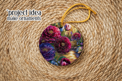 Floral Wind Spinner, Flowers Wind Spinner Sublimation, w8 Product Image 5