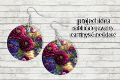 Floral Wind Spinner, Flowers Wind Spinner Sublimation, w8 Product Image 7