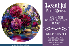 Floral Wind Spinner, Flowers Wind Spinner Sublimation, w9 Product Image 1