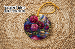 Floral Wind Spinner, Flowers Wind Spinner Sublimation, w9 Product Image 5