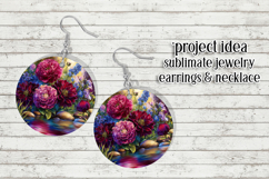 Floral Wind Spinner, Flowers Wind Spinner Sublimation, w9 Product Image 7