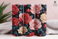 Beautiful Floral Watercolor Sublimation Tumbler Wrap Product Image 8