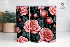 Beautiful Floral Watercolor Sublimation Tumbler Wrap Product Image 9