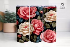 Beautiful Floral Watercolor Sublimation Tumbler Wrap Product Image 6