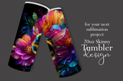 Animal Tumbler Wrap, Bumble Bee and Flowers Tumbler Wrap t10 Product Image 2