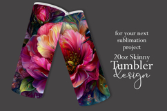 Animal Tumbler Wrap, Bumble Bee and Flowers Tumbler Wrap t13 Product Image 2