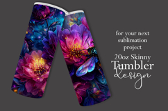 Animal Tumbler Wrap, Bumble Bee and Flowers Tumbler Wrap t16 Product Image 2